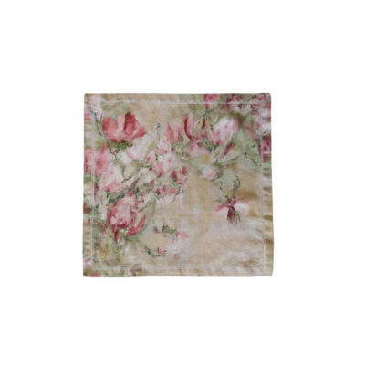 Limone and Magnolia Linen Napkin