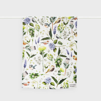 Botanica Cream Linen Tea Towel